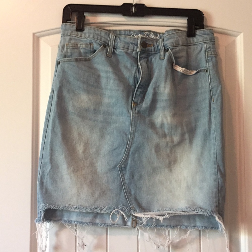 Brand new jean skirt- straight fit